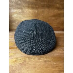 Gentlemans Wool Blend Herringbone Cap